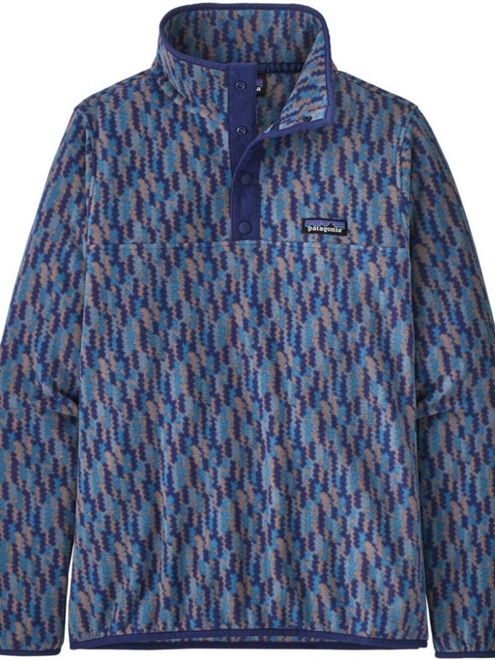 Patagonia Micro D Snap-T Fleece Women's Climbing Trees Ikat Sound Blue XL